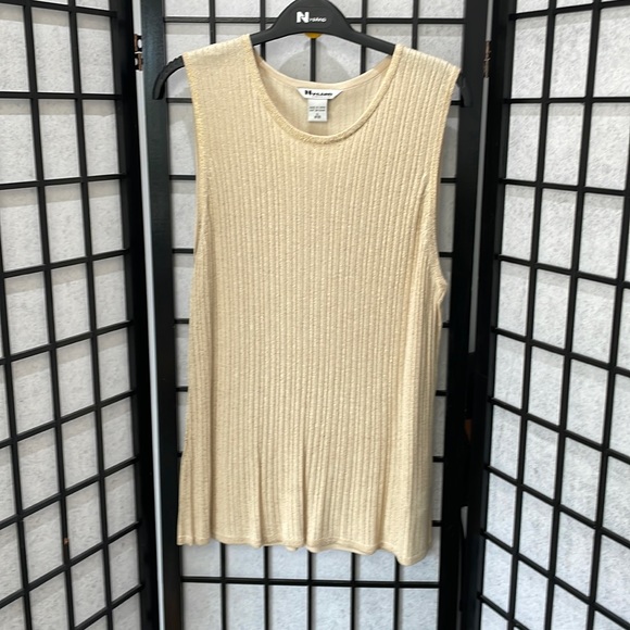 Nygård Sleeveless Top, Cream with Gold, SZ XL, 18-20 - Picture 1 of 9